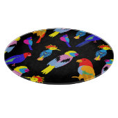 Exotische vogels Paradise Toucan Patroon Snijplank (Hoek)