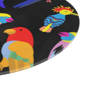 Exotische vogels Paradise Toucan Patroon Snijplank (Hoek)