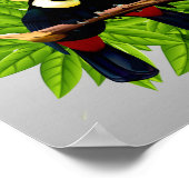 Exotische vogels poster (Hoek)