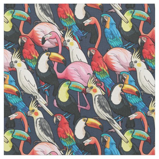 Exotische vogels stof (Close Up)