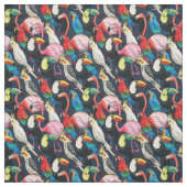 Exotische vogels stof (Swatch)