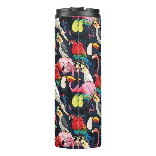 Exotische vogels thermosbeker (Achterkant)