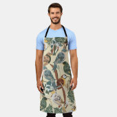 Exotische vogels: tropische naadloze print. schort (Gedragen)