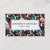 Exotische vogels visitekaartje (Voorkant)