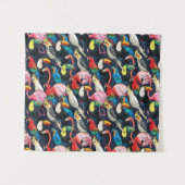 Exotische vogels wandkleed (Voorkant (horizontaal))