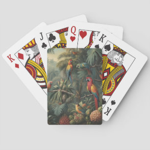 Exotische Volière en Weelderige Botanische Tuin Pi Pokerkaarten