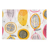 Exotische vruchten Hand-getrokken: Zomer Kussensloop (Achterkant)