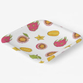 Exotische vruchtenpatroon - Paradis Tropic-mengsel Papieren Bordje (Gebogen)