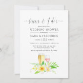 Exotische Waterverf Frangipani breekt voor Kaart (Voorkant)