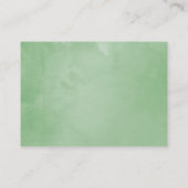 Exotische Waterverf Frangipani bruiloft accommodat Informatiekaartje (Achterkant)