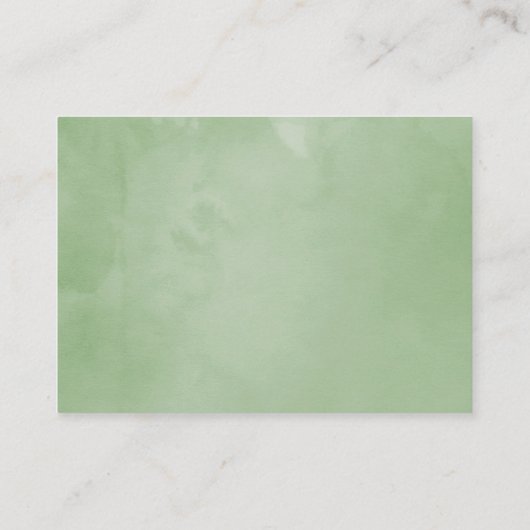 Exotische Waterverf Frangipani bruiloft accommodat Informatiekaartje (Achterkant)