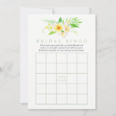 Exotische Waterverf Frangipani Vrijgezellenfeest B Kaart (Voorkant)