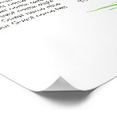 Exotische Waterverf Frangipani Weddenschappen Poster (Hoek)