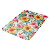 Exotische Waterverf Hawaiian Floral Badmat (Gekanteld)