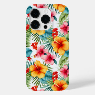 Exotische Waterverf Hawaiian Floral Case-Mate iPhone 14 Pro Hoesje