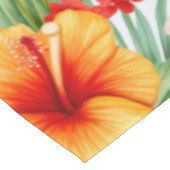 Exotische Waterverf Hawaiian Floral Tafelkleed (Gekanteld)