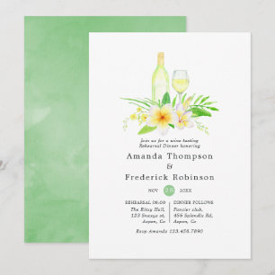 Exotische Waterverf repetitie voor binnenwijn Kaart