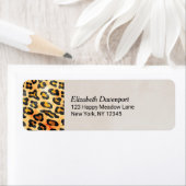 Exotische Wilde Dierenafdrukken - speciaal aangepa Etiket (Insitu)