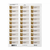 Exotische Wilde Dierenafdrukken - speciaal aangepa Etiket (Full Sheet)