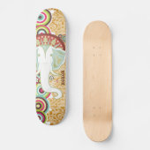 Exotische witte olifant SK8 deck Skateboard (Voorkant)