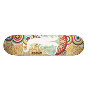 Exotische witte olifant SK8 deck Skateboard