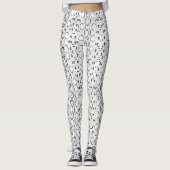 Exotische witte snakeskin leggings (Voorkant)