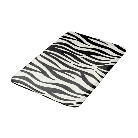 Exotische zebra badmat (Gekanteld)