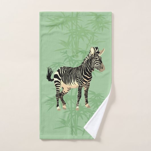 Exotische Zebra met Bamboo Bad Handdoek (Handdoek)