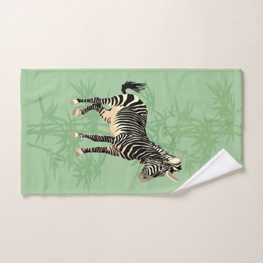 Exotische Zebra met Bamboo Bad Handdoek (Handdoek)