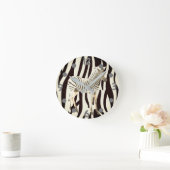 Exotische zebra ronde klok (Huis)
