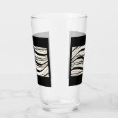 EXOTISCHE ZEBRA STRIPBier Glas (Links)