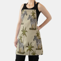Exotische zebra's & palmbomen
