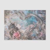 EXOTISCHE ZEEHEERMIN DECOUPAGE TISSUEPAPIER (Voorkant)
