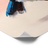 Exotischer Vogel: Kunstwerk für Naturfreunde. Poster (Hoek)