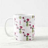 Exotisches Blumenarrangement im Glas Koffiemok (Links)