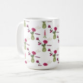 Exotisches Blumenarrangement im Glas Koffiemok (Voorkant links)