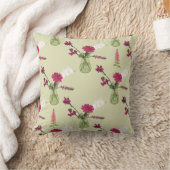 Exotisches Blumenarrangement im Glas Kussen (Deken)