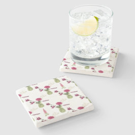 Exotisches Blumenarrangement im Glas Stenen Onderzetter