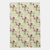 Exotisches Blumenarrangement im Glas Theedoek (Verticaal)