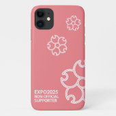 EXP02025 Niet-officiële supporter sakura roze Case-Mate iPhone Case (Achterkant)
