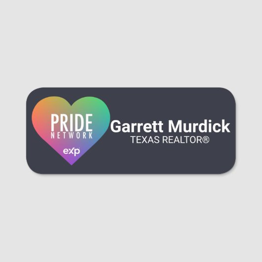 eXp Pride Network Name Badge (Voorkant)