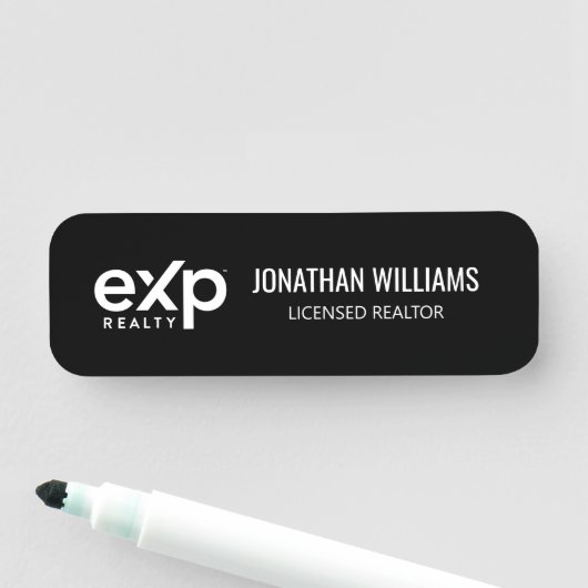 EXP Realty Naamlabel Naamplaatje (In situ)