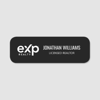 EXP Vastgoed Naamlabel Naamplaatje