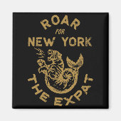 Expat Roar For New York  Magneet (Voorkant)