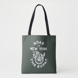 Expat Roar voor New York (Groen) Tote Bag