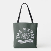 Expat Roar voor New York (Groen) Tote Bag (Achterkant)