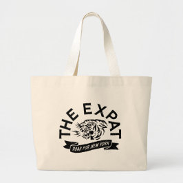 Expat Roar voor New York Grote Tote Bag