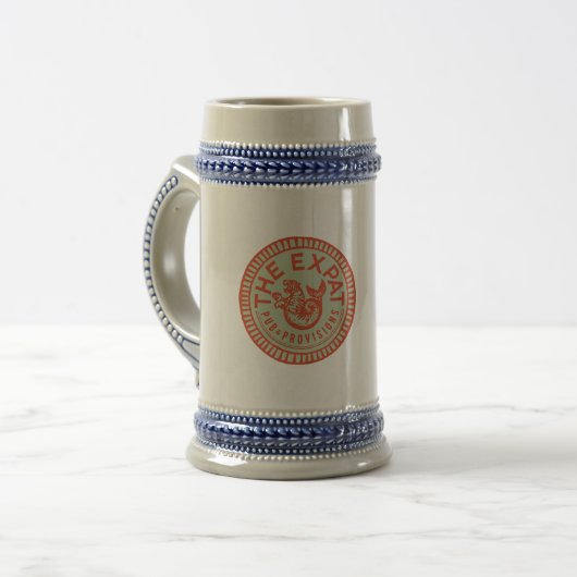 Expat Stein mok (Voorkant links)