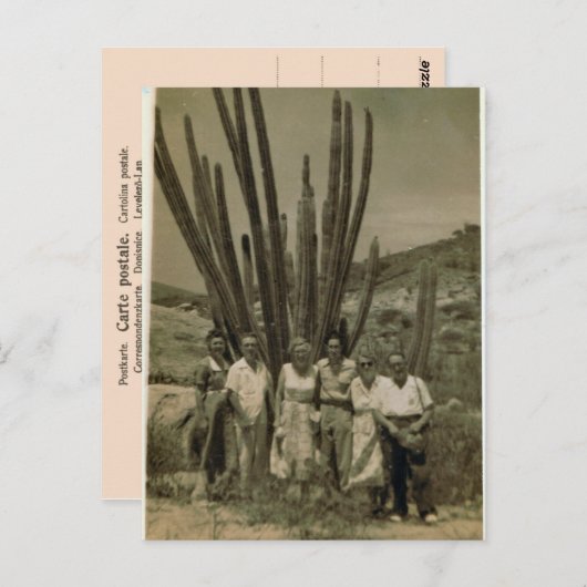 Expats die werken voor Esso in Aruba Briefkaart (Voorkant / Achterkant)