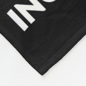 Expect A Few Inches Tonight Funny Snow Inappropria Fleece Deken (Hoek)